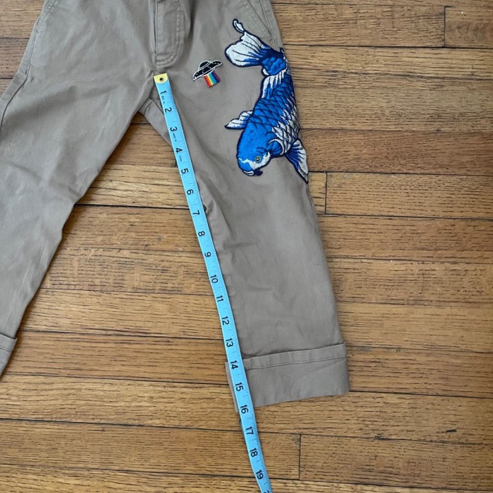 Rare - Gucci Children's Gabardine Pant with UFO and Fish - Picture 10 of 11